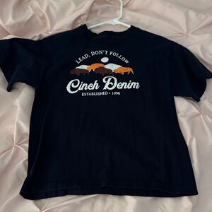 Cinch Black Kids Short Sleeve Tee